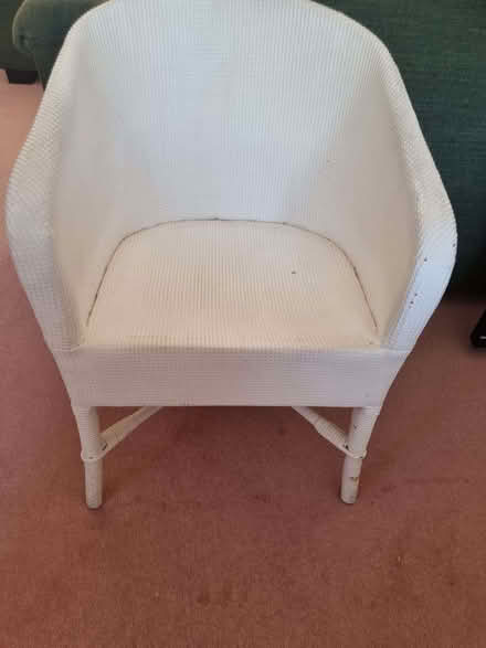 Photo of free White wicker chair (Cannon Park CV4) #1