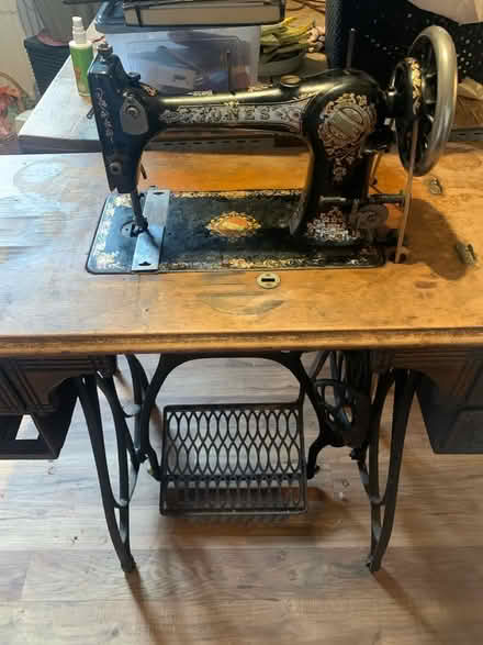 Photo of free Treadle sewing machine (Pleasley, Mansfield NG19) #1