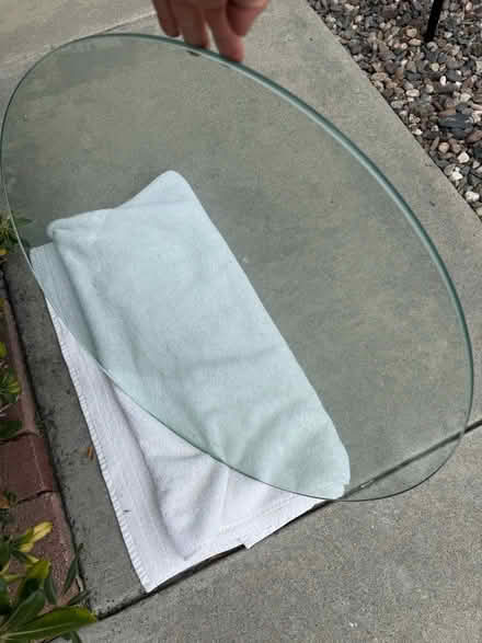 Photo of free round glass top (2ft wide) (Oceanside) #2