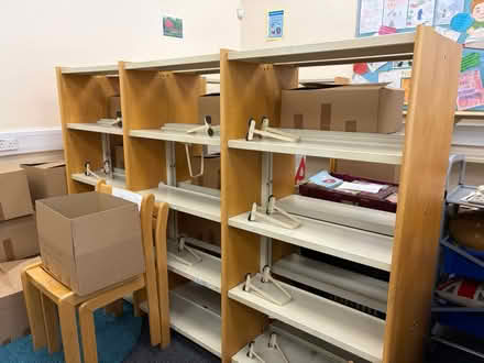 Photo of free School bookshelves (Sw14 8ED) #1