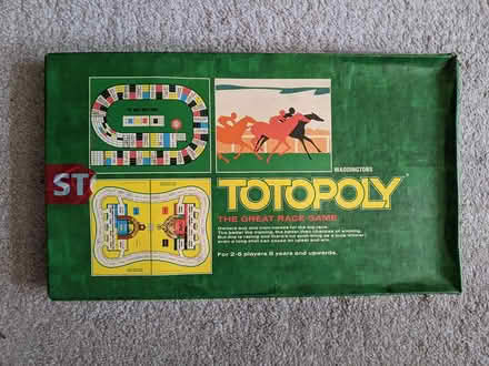 Photo of free Vintage Totopoly Board Game (Twickenham TW1) #1