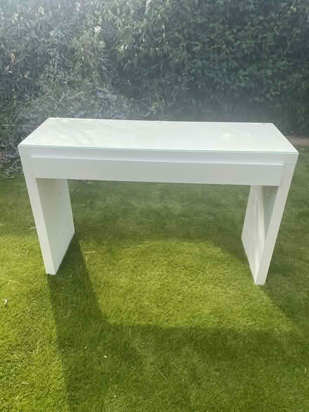 Photo of free White glass top consul unit (Stubbington) #1