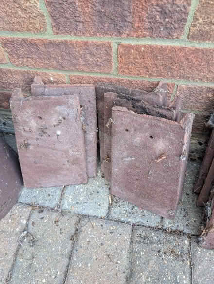 Photo of free Concrete hanging tiles and ridge tile (Laindon SS15) #2