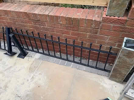Photo of free Black gloss iron railing (Stourbridge) #2