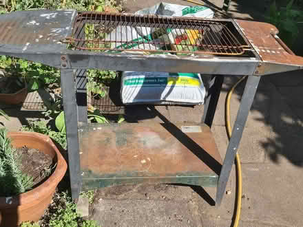 Photo of free Old barbecue cart, no wheels (Hackney E8) #2