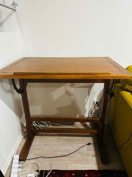 Photo of free Drafting table, solid wood (Sherman Oaks) #1
