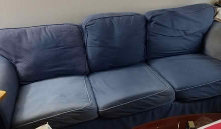 Photo of free Couch, Chair and Ottoman w/Storage (Lewisberry, PA) #2