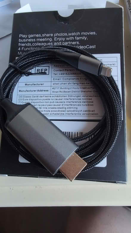 Photo of free Lightning to HDTV adapter (St Lukes) #1