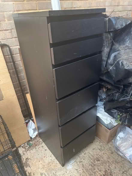 Photo of free Black Ikea chest of drawers (Southborough TN4) #1