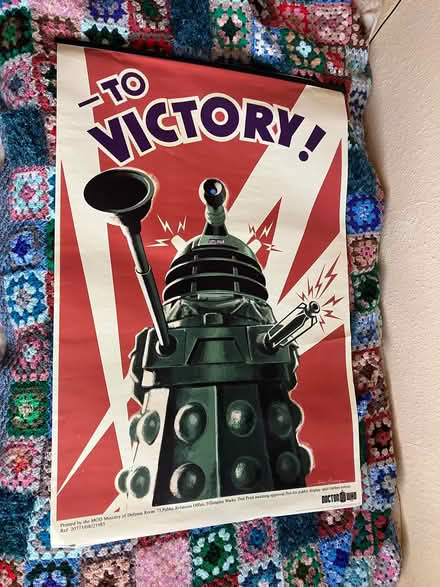 Photo of free Dr Who Dalek Poster with hanger (Kendal LA9) #1