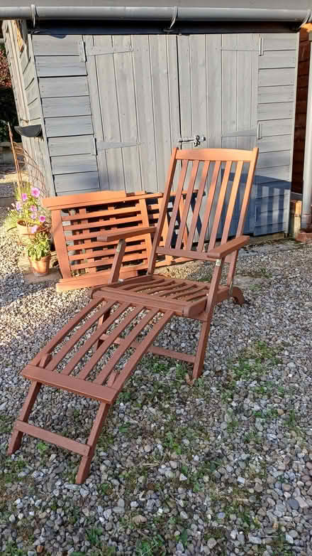 Photo of free Wooden sun loungers (Carnforth LA5) #1