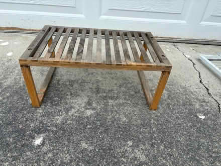 Photo of free Wooden shelf (Korea Town) #1