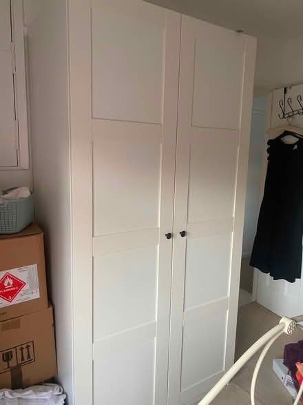 Photo of free White IKEA wardrobe (Cookham Rise SL6) #1