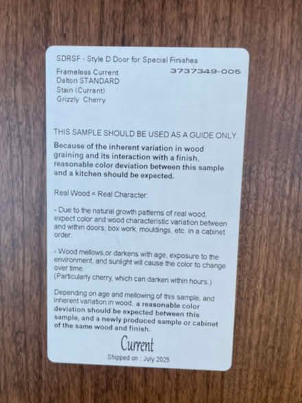 Photo of free 5 New Cabinet Doors 14 x 17 inches (Near downtown Mtn View) #4