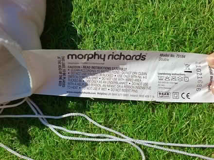 Photo of free Morphy Richards Single Electric Underblanket (Bruntsfield EH10) #4