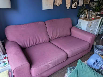 Photo of free Maroon Sofa (Mickleover DE3) #1