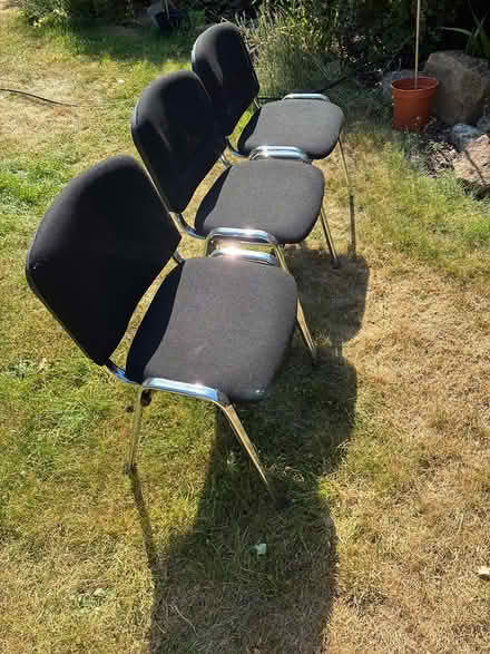 Photo of free Black chairs (sandiacre NG10) #2