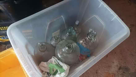 Photo of free 3 large, 2 small demijohns and a 25 l fermentation bucket (Dawlish EX7) #1