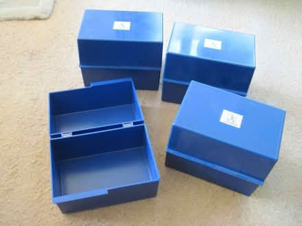 Photo of free index card boxes (Cambuskenneth FK9) #1