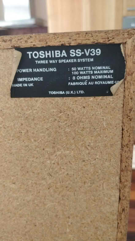 Photo of free Pair Toshiba Speakers (Tupsley HR1) #4