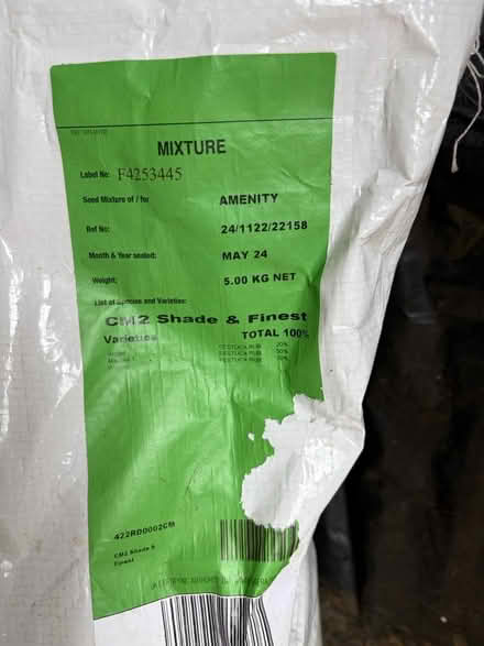 Photo of free 3 1/2 bags of grass seed (Sevenoaks TN13) #2