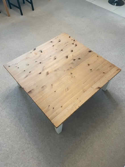 Photo of free Square wooden coffee table (Putney SW15) #3