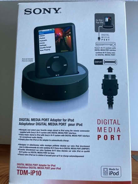 Photo of free Sony digital media port adapter for iPod (Scale Hall LA1) #1