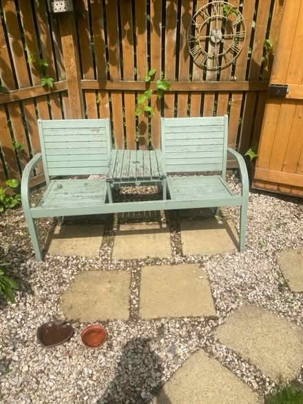 Photo of free Two benches and outside table and 4 chairs (East Mains G74) #1