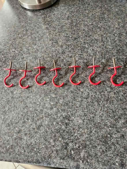 Photo of free 7 red hooks (Orleans near Petrie Island) #1