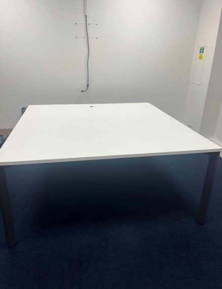 Photo of free Large White Office Desk 160 x 163 (North Bristol BS7) #3