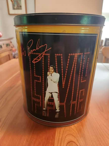 Photo of free Elvis tin (Brookland) #1