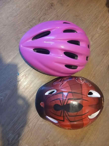 Photo of free 2 x children's cycle helmets (Hollywood, B47) #1