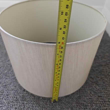 Photo of free Cream lamp shade 28cm diameter, 20cm tall (Barwick-in-Elmet LS15) #1