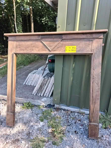 Photo of free Oak fire surround/ mantlepiece (11 km west of Cork City) #1