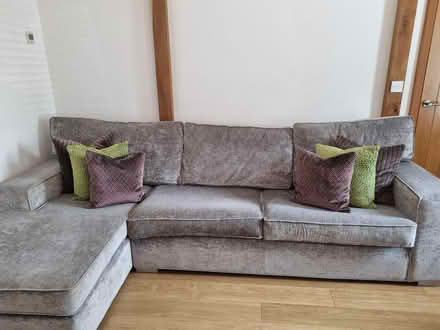 Photo of free 4-seater sofa with Chaise (Collyweston PE9) #1