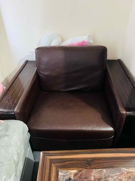 Photo of free Three seater sofa with center table (Np25) #1