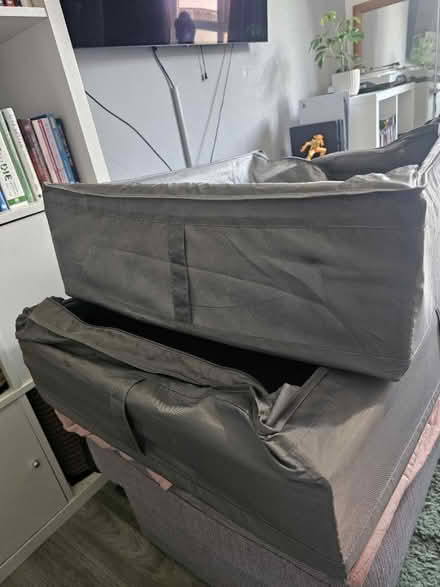 Photo of free Large underbed IKEA storage boxes (Clapham Common SW4) #3