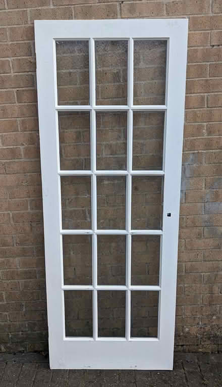 Photo of free Internal Solid Wood Glazed Door (PL4 Greenbank.) #1