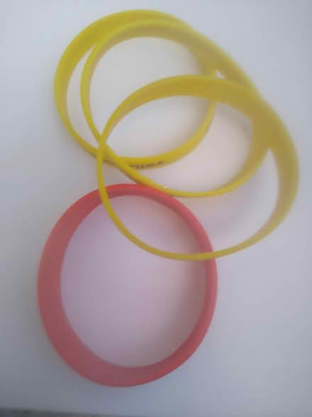 Photo of free 4 wearable rubber wrist ba (South Norwood SE25) #1