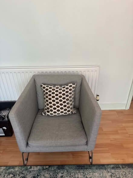 Photo of free Grey chair (cushion not included) (Worcester Park KT4) #1