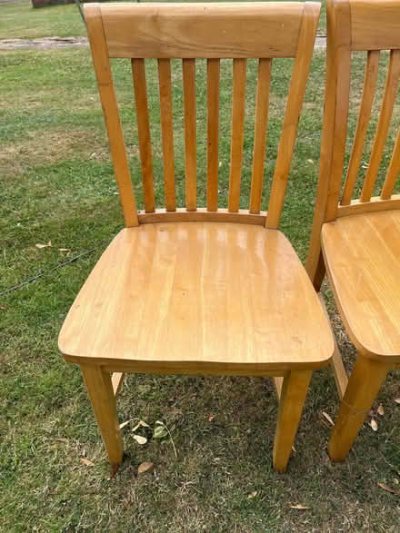 Photo of free 4 pine chairs (Burstow RH6) #2