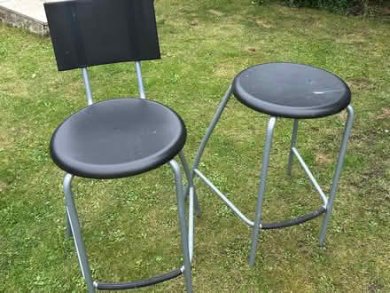 Photo of free Kitchen chairs - high (Currie EH14) #1