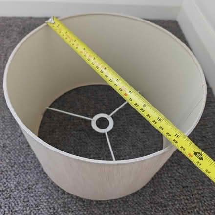 Photo of free Cream lamp shade 28cm diameter, 20cm tall (Barwick-in-Elmet LS15) #2
