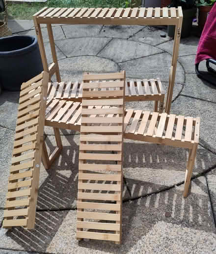 Photo of free Bamboo freestanding shelving (Howdon NE28) #1