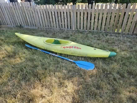 Photo of free Kayak, with paddle and spray deck (Holywell CH8) #1