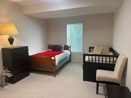 Photo of free Queen bed with mattress (Derwood Md) #1