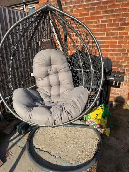 Photo of free Egg chair (Chichester Whyke estate PO19) #1
