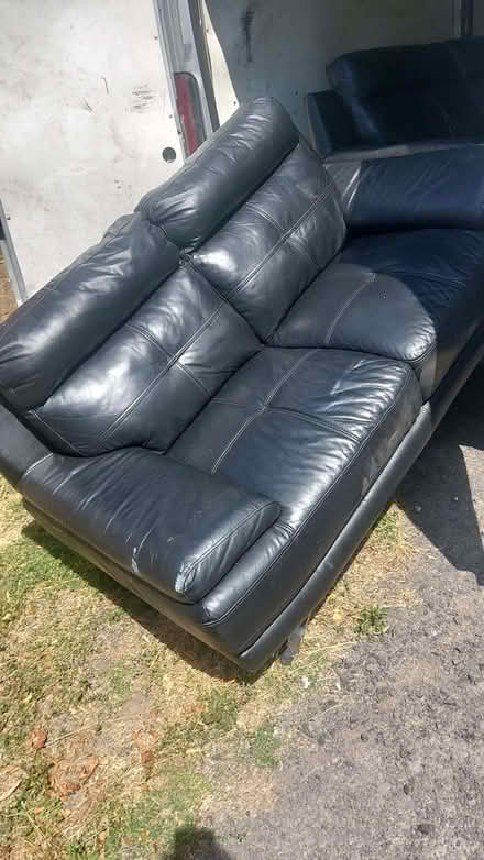 Photo of free 2 black sofas 2&3 (Coton Hill SY1) #1