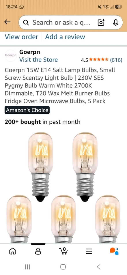 Photo of free Salt lamp/wax melt bulbs (Bowbridge GL5) #1