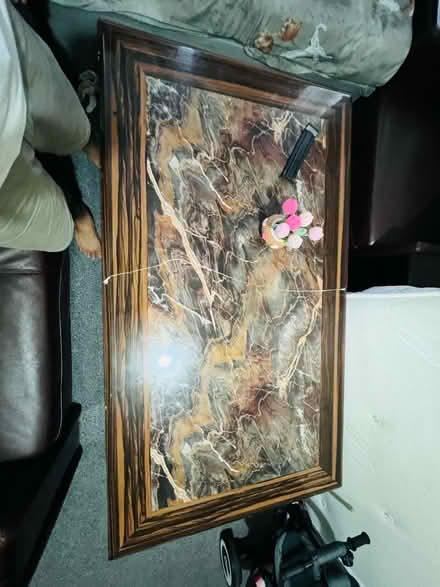 Photo of free Three seater sofa with center table (Np25) #3